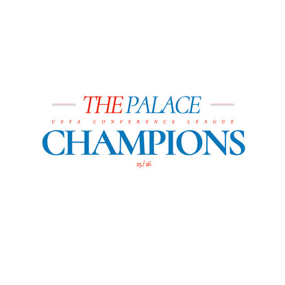 The Palace - European Champions Tee - White