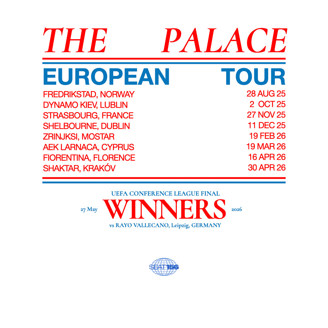 The Palace - European Champions Tee - White